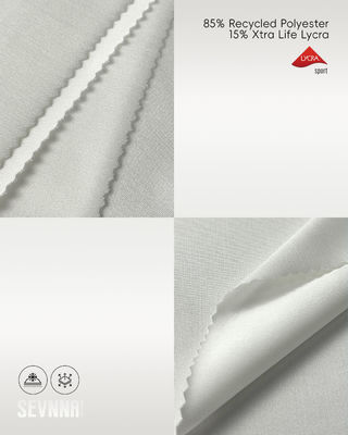 가벼운 스트레치 리크라 천 85% 재활용 폴리에스터