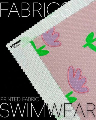 여름 및 가을 착용을 위한 180gsm 중량 이중 니트 원단, 친환경 87% 재활용 나일론 포함