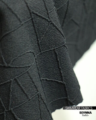 320gm 무게 135cm 너비 수영 텍스처 섬유를 위한 친환경 구조의 수영 직물