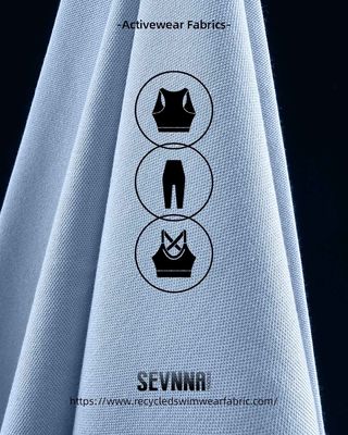 엠브로스 인쇄 재활용 리크라 직물 에코 친화적 인 눈길을 끄는 기술 안개 엽 금속 인쇄