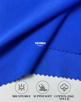 270gsm 이중 니트 원단 소재 상세 정보: 지속 가능하고 편안한 의류를 위한 93% 재활용 나일론 7% 스판덱스