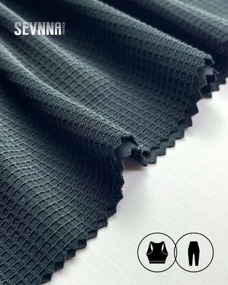 160cm 너비 UV 보호 50+ 고성능 운동복을 위해 재활용 폴리에스터로 달리기 직물