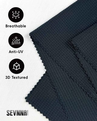 160cm 너비 UV 보호 50+ 고성능 운동복을 위해 재활용 폴리에스터로 달리기 직물