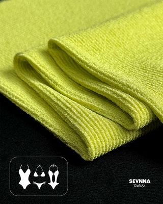 프리미엄 스포츠 브라 원단, 180cm 너비, 285gsm 무게, 93% 재활용 폴리에스터 + 7% 스판덱스, 고성능 짐 브라 소재