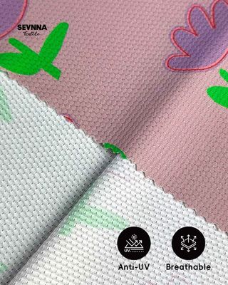 여름 및 가을 착용을 위한 180gsm 중량 이중 니트 원단, 친환경 87% 재활용 나일론 포함