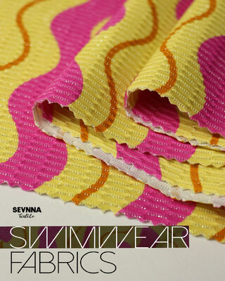 환경 친화적 인 재활용 수영복 직물 78% 재활용 나일론 5% 금속 은과 17% 스판덱스