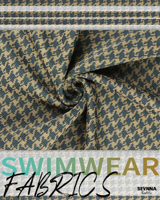 빠른 건조 질감 수영 천 370gm 무게와 135cm 폭의 고성능 수영복