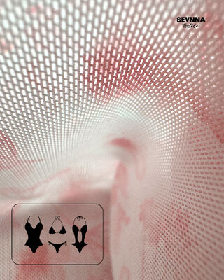 105gm 유기분해성 환경 친화적인 수영복 천 155cm 폭의 지속 가능한 수영복