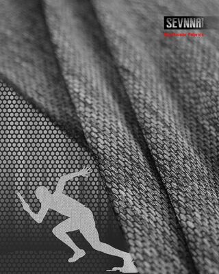 160cm 너비의 60% 나일론 28% 폴리에스터 12% 스판덱스 혼방, 165gsm 무게의 내구성이 뛰어난 의류용 이중 니트 원단