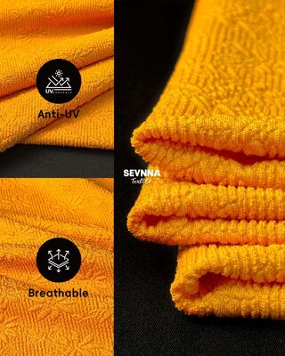 300gsm Weight High Chlorine Resistance Textured Swim Fabric with High Shape Retention for Swimwear Textile