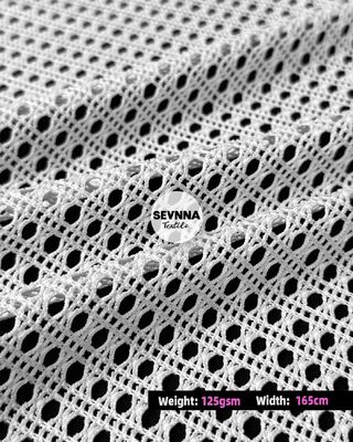 High Stretch Polyester Spandex Fabric 125gsm Weight with Customized Length for Activewear and Swimwear