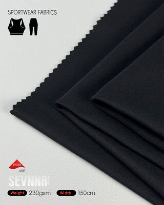 활동복 및 요가 바지를 위한 통기성이 좋은 스트레치 라이크라 원단, 흡습 기능 및 높은 탄성