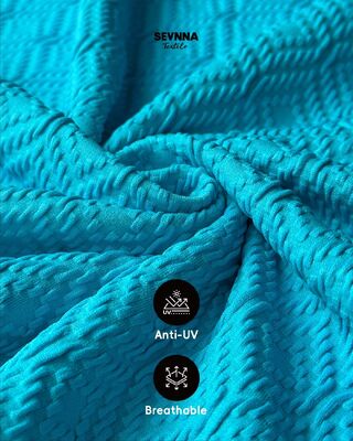 UPF 50+ 튜스터드 수영복, 고 엽록소 저항성, 93% 재활용 나일론