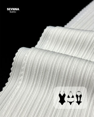 자카드 스타일의 재활용 폴리에스터 이중 니트 원단, 폭 160cm, 친환경 의류용