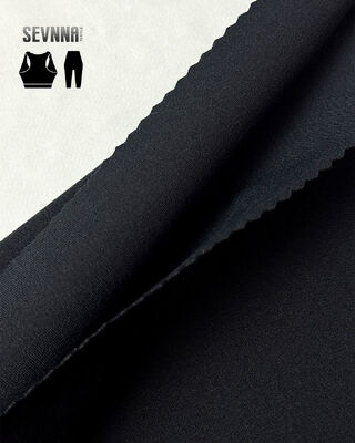 260gsm 요가복 원단, 신축성, 방취, 재활용 폴리에스터 스판덱스 혼방 액티브웨어용