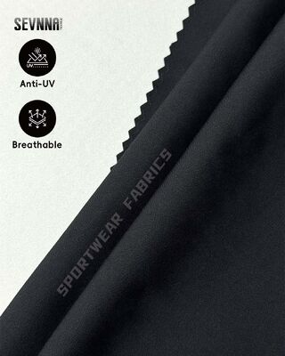 UV 차단 및 190gsm 중량의 고성능 바이크 원단 (79% 재활용 폴리에스터 + 21% 스판덱스)