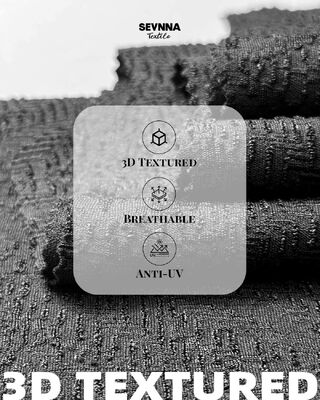 Circular Knitting Recycled Nylon Fabric with 53% Recycled Polyester and 390gsm Weight for Sustainable Textile Solutions