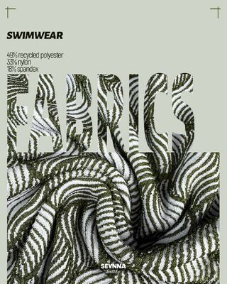 Customize Width 120cm Recycled Swimwear Material Soft Fabric Ideal for Sustainable Swimwear and Active Lifestyle Apparel