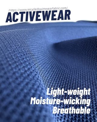 230gsm Polyester Spandex Fabric Color Fastness 2-5 Grade for Performance Clothing
