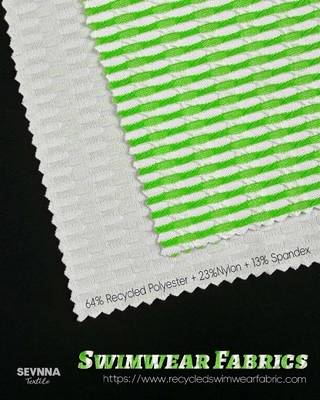 자외선 차단 및 UPF 50을 위한 245gsm 수영 텍스처 원단 대체