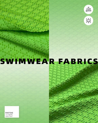 편안하고 스타일리시한 수영복을 위한 텍스처 수영 원단 고성능 소재