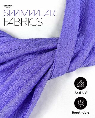 86% 재활용 나일론 UPF 50+ 245gsm 고성능 수영복 및 운동복용 텍스처 수영복