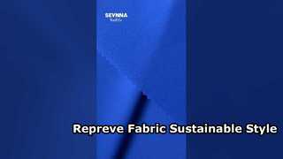 Repreve Fabric 200gsm 재활용 폴리에스터 직물로 통기성과 냄새 저항성이 우수합니다.