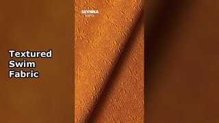 질감 있는 수영 직물 300gsm 높은 신축성