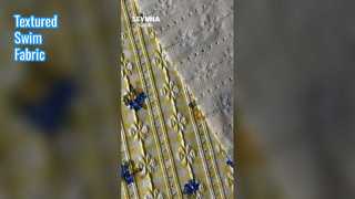 질감이 있는 수영 원단: 높은 신축성 내염소성